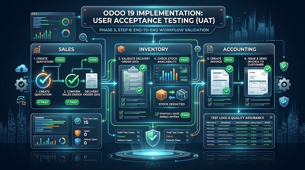 Odoo 19 Implementation User Acceptance Testing (UAT)