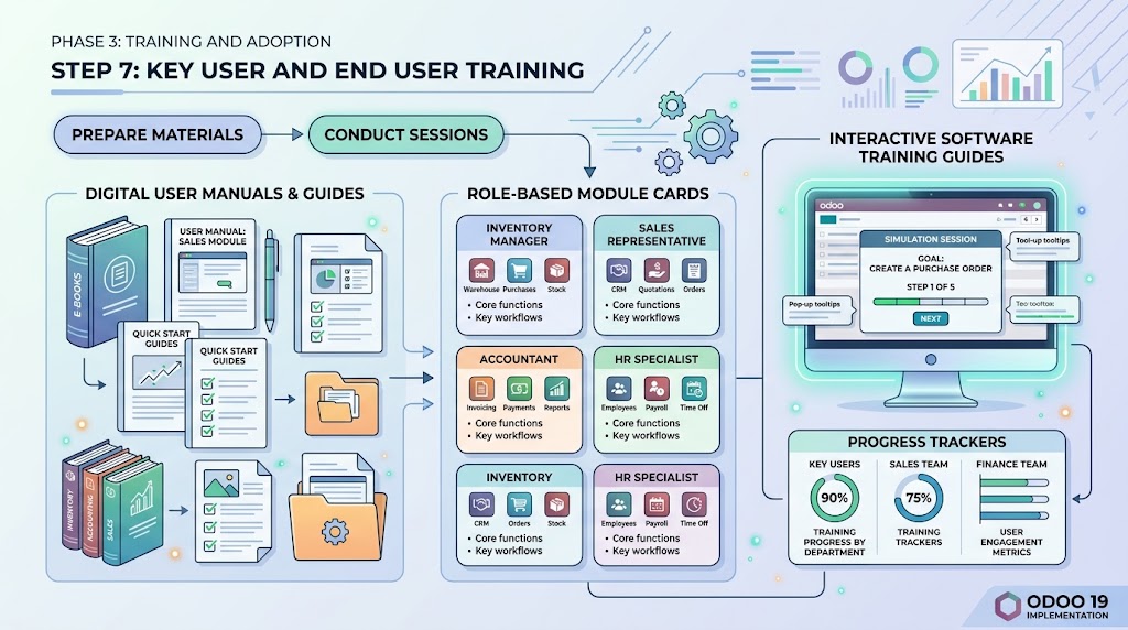 Training And Adoption Step 7 : Key User And End User Training