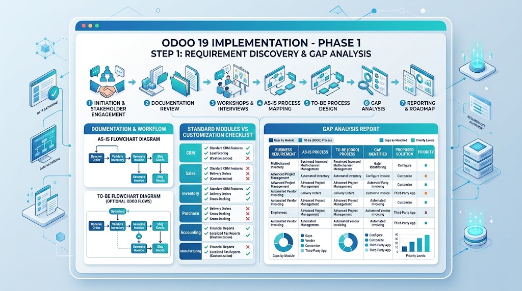 Implementation Odoo 19 ขั้นตอนวางระบบ ERP สำหรับธุรกิจไทยให้สำเร็จ