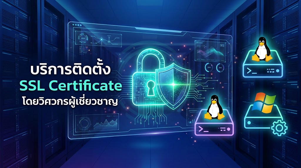 10. บริการติดตั้ง SSL Certificate ครอบคลุมทุกระบบ